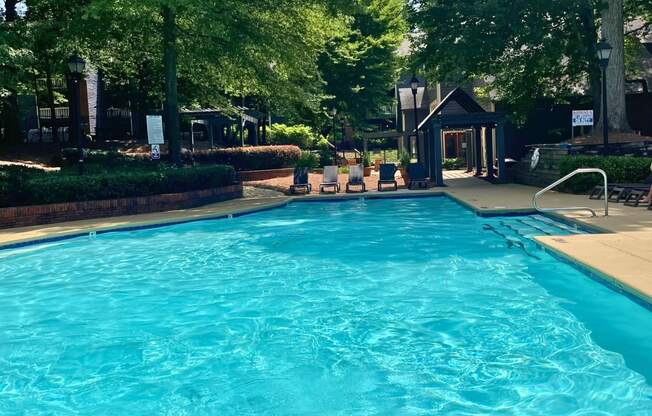 Swimming pool at The Pointe at Irving Park, Greensboro, NC, 27408