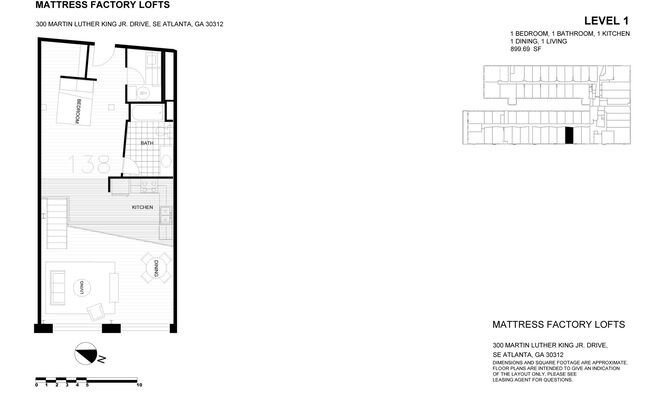 1 bed, 1 bath, 900 sqft, $1,705, Unit 132