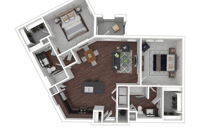 2 beds, 2 baths, 1,085 sqft, $1,840