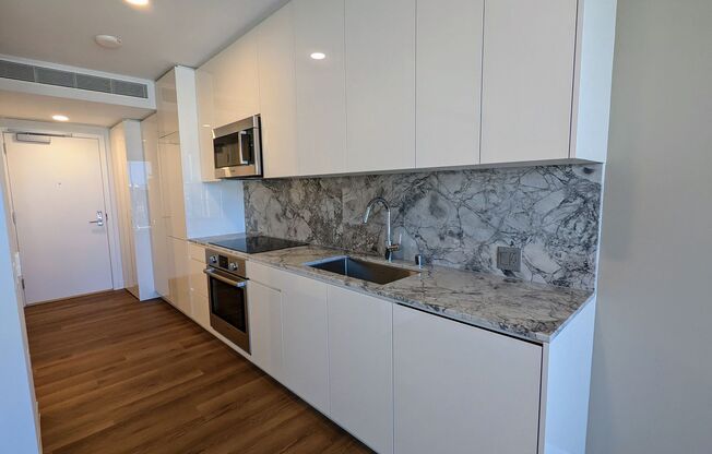 New Fully Furnished High Floor luxurious Studio with 1-Parking at 'A'ali'i