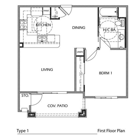 1 bed, 1 bath, 701 sqft, $2,125