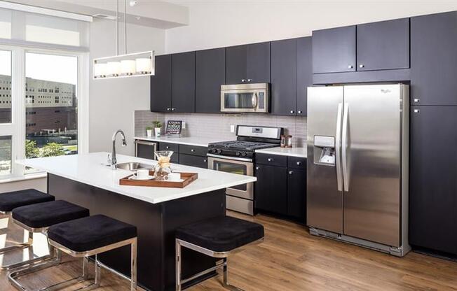 Edition kitchen - Minneapolis apartments for rent - Dean Weidner Foundation