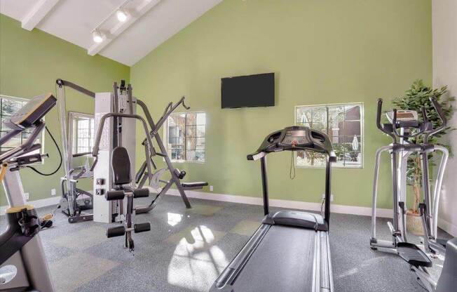 Fitness center with  cardio equipment
