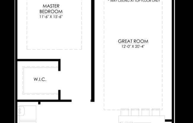 1 bed, 1 bath, 851 sqft, $2,814, Unit 5507