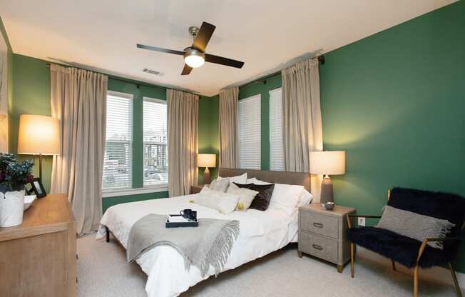 Large Master Bedrooms at Beckett Farms Apartments, PRG Real Estate Management, Fort Mill
