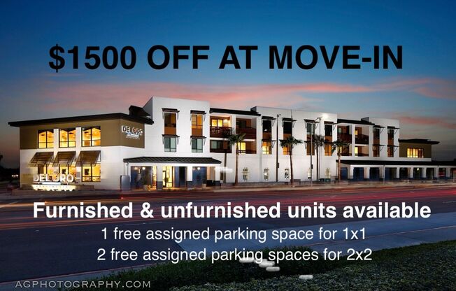 1 bed, 1 bath, 725 sqft, $2,495, Unit 982-206