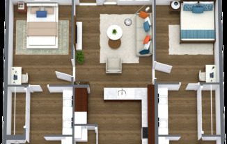 2 beds, 2 baths, 960 sqft, $1,395, Unit 103