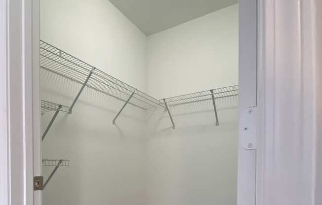 spacious bedroom closet