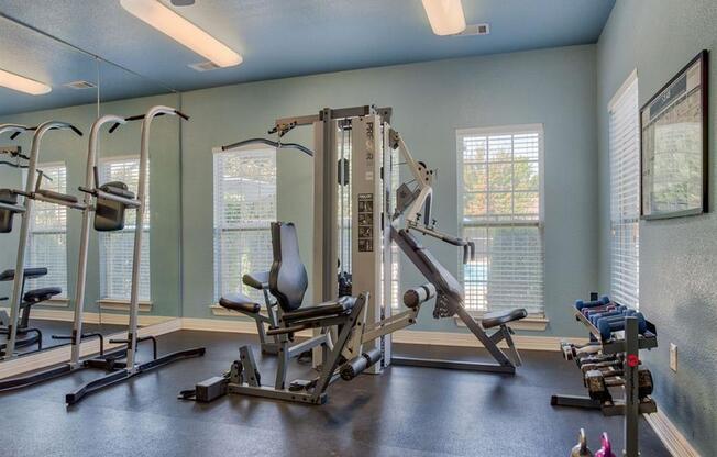 The Parc at Clarksville apartments in Clarksville Tennessee photo of fitness center