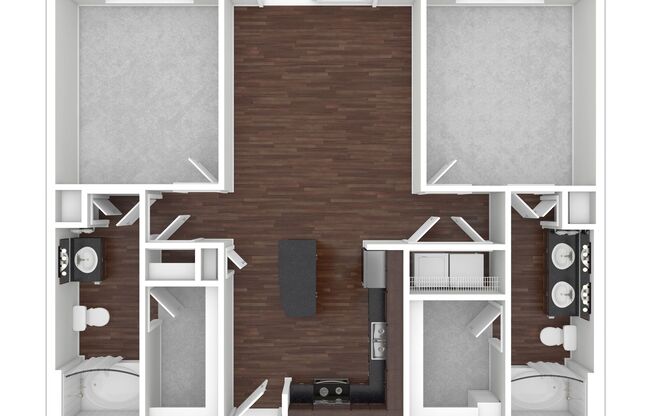 2 beds, 2 baths, 1,055 sqft, $1,620