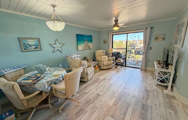 Beautifully Renovated, Fully Furnished Beach Condo just a short walk from the ocean.