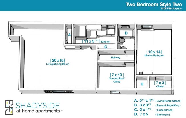 2 beds, 1 bath, 725 sqft, $1,795, Unit B102