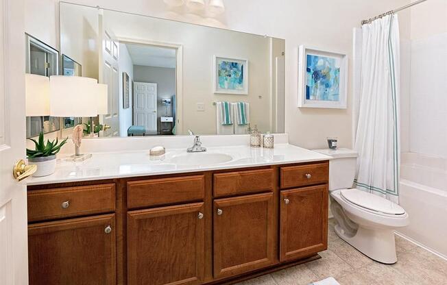 a bathroom with a toilet sink and a mirror