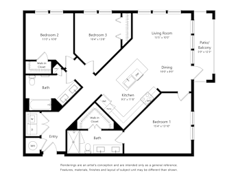 3 beds, 2 baths, 1,282 sqft, $3,792