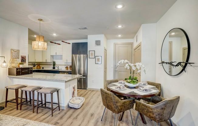 Two Bedroom Kitchen and Dining Area