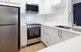 Kitchen with Stainless Steel Appliances