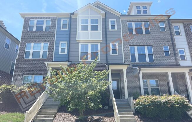 Lovely 3 Story 3 Bedroom 3.5 Bath 1 Car-Garage Townhome at The Green @ Scotts Mill, Apex, Available Now!