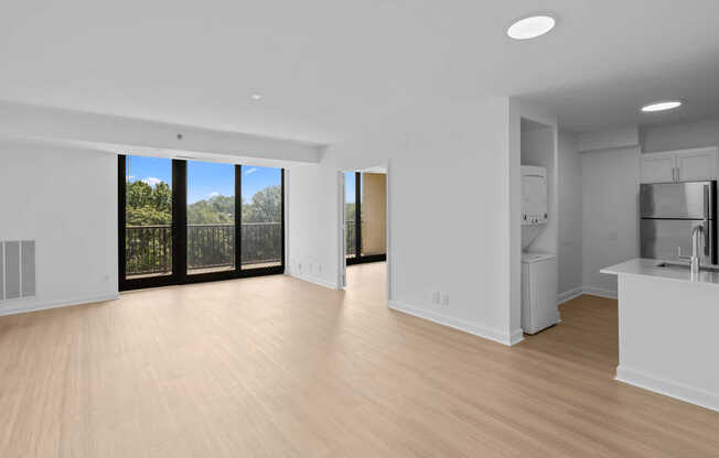 Living Room with Hard Surface Flooring