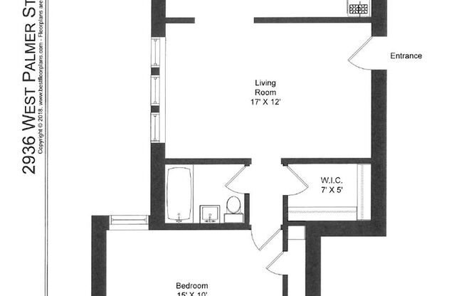 1 bed, 1 bath, 697 sqft, $1,995, Unit 404
