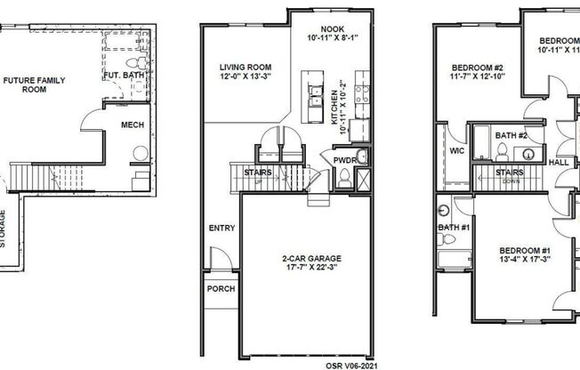 3 beds, 2.5 baths, $1,625, Unit # 1073