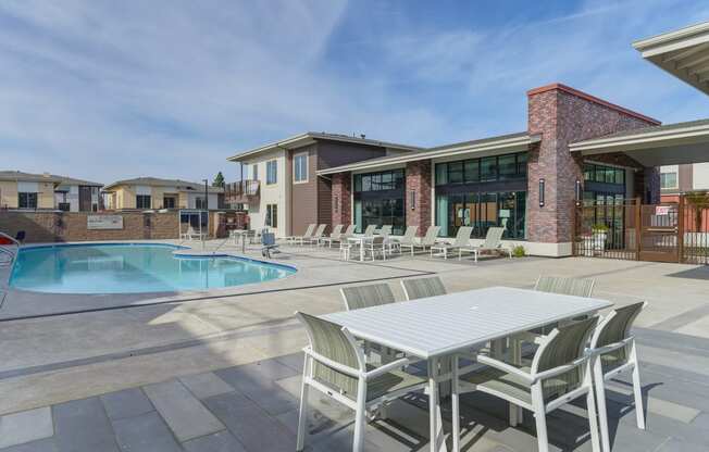 Pool Deck at Sierra Gateway Apartments, California, 95677