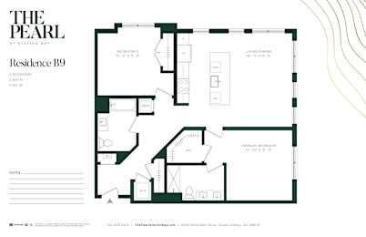 2 beds, 2 baths, $3,420