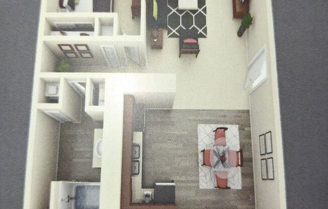 1 bed, 1 bath, 744 sqft, $1,100