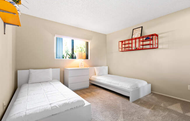 Secondary bedroom at River Oaks in Oceanside, CA