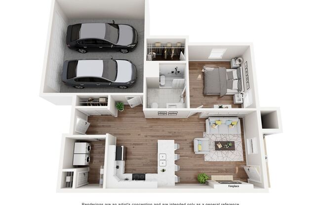 1 bed, 1 bath, 975 sqft, $2,224, Unit 4390-1