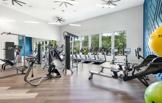 Mesa Verde Fitness Large Fitness Center With Stationary Bikes Rowing Machines and Cable Weight Equipment