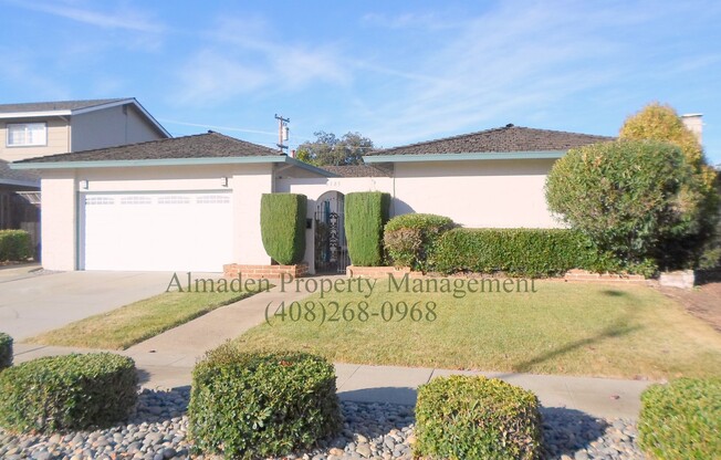 Updated Home in Almaden Valley! Award Winning Schools & Central A/C!