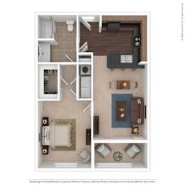 1 bed, 1 bath, 811 sqft, $1,149