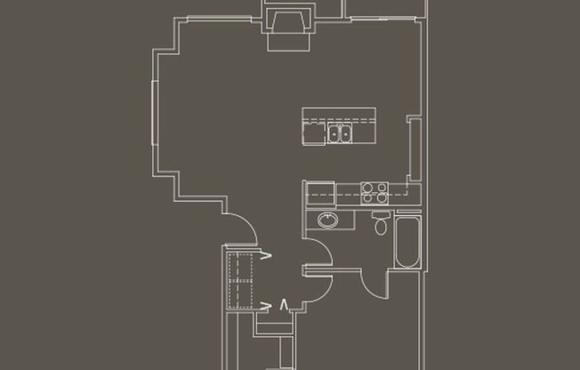 1 bed, 1 bath, 835 sqft, $1,570, Unit B201