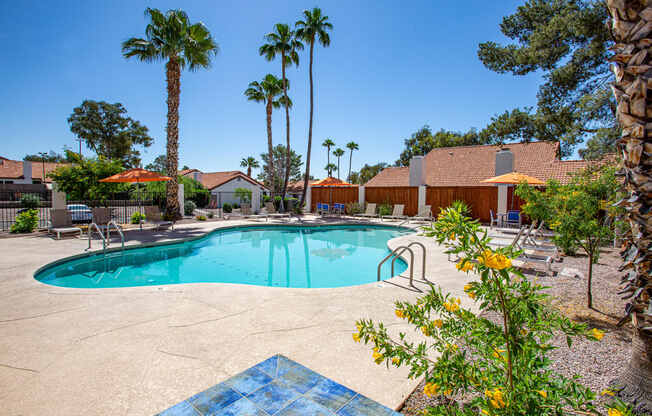 Community Pool at Orange Tree Village Apartments in Tucson AZ