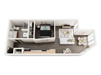 1 bed, 1 bath, 561 sqft, $2,155