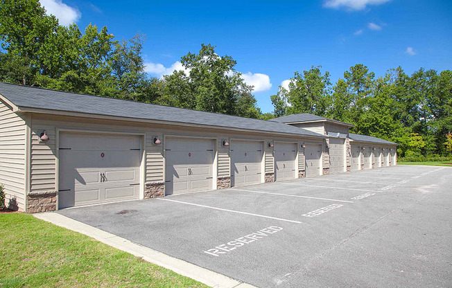 outdoor garages and storage