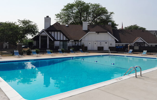 Pool and Sundeck with Wi-Fi for Fairlane Apartments in Springfield, MI