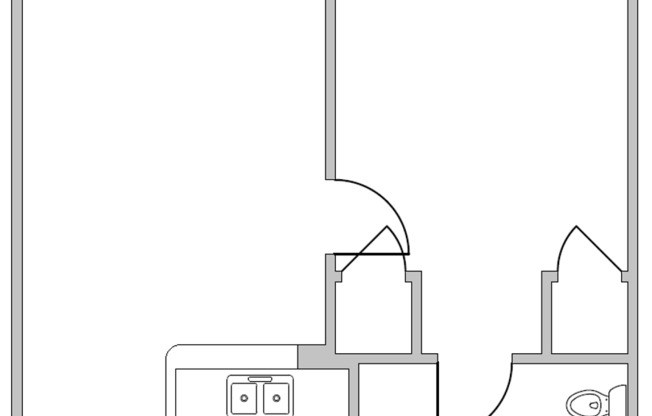 1 bed, 1 bath, 595 sqft, $2,195, Unit 317
