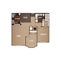 1 bed, 1 bath, 1,041 sqft, $1,894