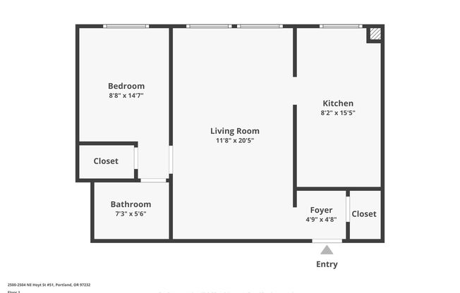 1 bed, 1 bath, $1,445, Unit 41