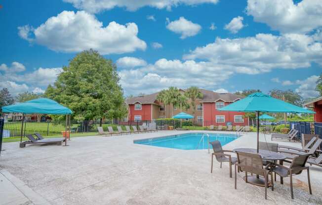 Sparkling Swimming Pool at The Avenues of Baldwin Park in Orlando, FL