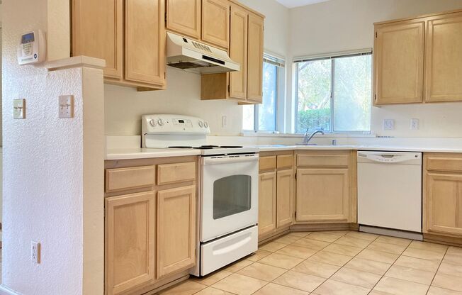 Spacious sun filled 2 bedroom with Washer/ Dryer in unit and garage!