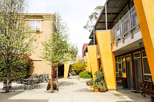 B2 courtyard ground level view 2