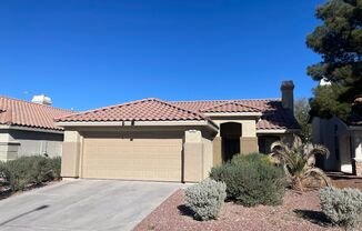 Cozy Henderson 3 bedroom single story home in the Green Valley Area