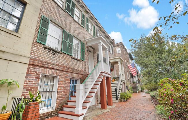 Fully Restored Historic Row House on the most beautiful street in Savannah!