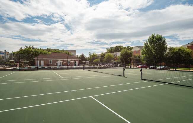 Tennis Court at Woodland Park, Herndon, VA, 20171