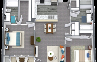 2 beds, 2 baths, 995 sqft, $1,275, Unit 815 - 208