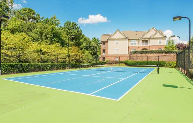Villas at Hannover Apartments in Stockbridge, GA photo of tennis court