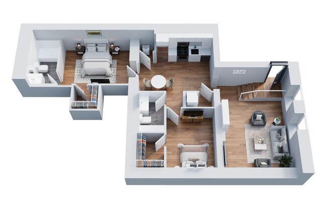 2 beds, 2 baths, 960 sqft, $2,470, Unit 012