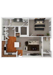 1 bed, 1 bath, 664 sqft, $1,085